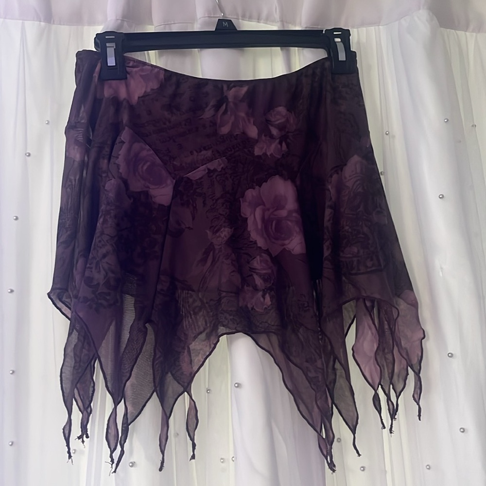 Kimchi Blue Plum Sheer Skirt - Picture 7 of 7